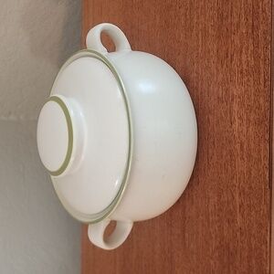 Vintage Harvest Collection Handpainted Stoneware Covered Casserole